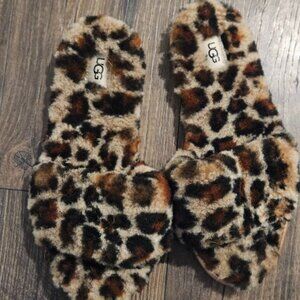 UEC Ugg Fluff Slide II Animal Print, Women's Size 12